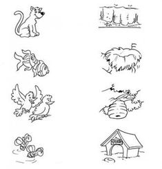 ใบงาน-ใบงานจับคู่สัตว์กับบ้าน
